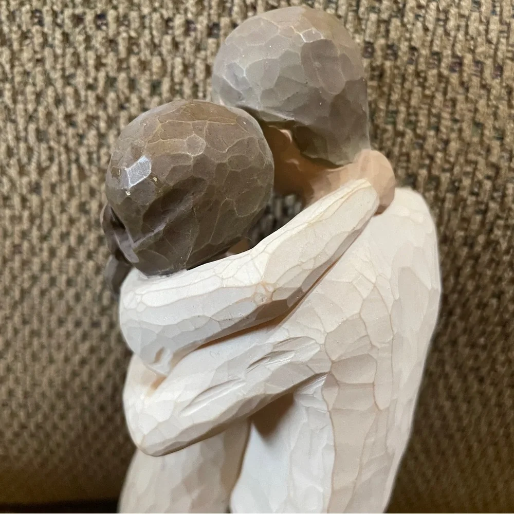 2003 “Promise” Romantic Embrace Sculpture by Willow Tree Marked Lordi 9” Tall - Picture 8 of 14